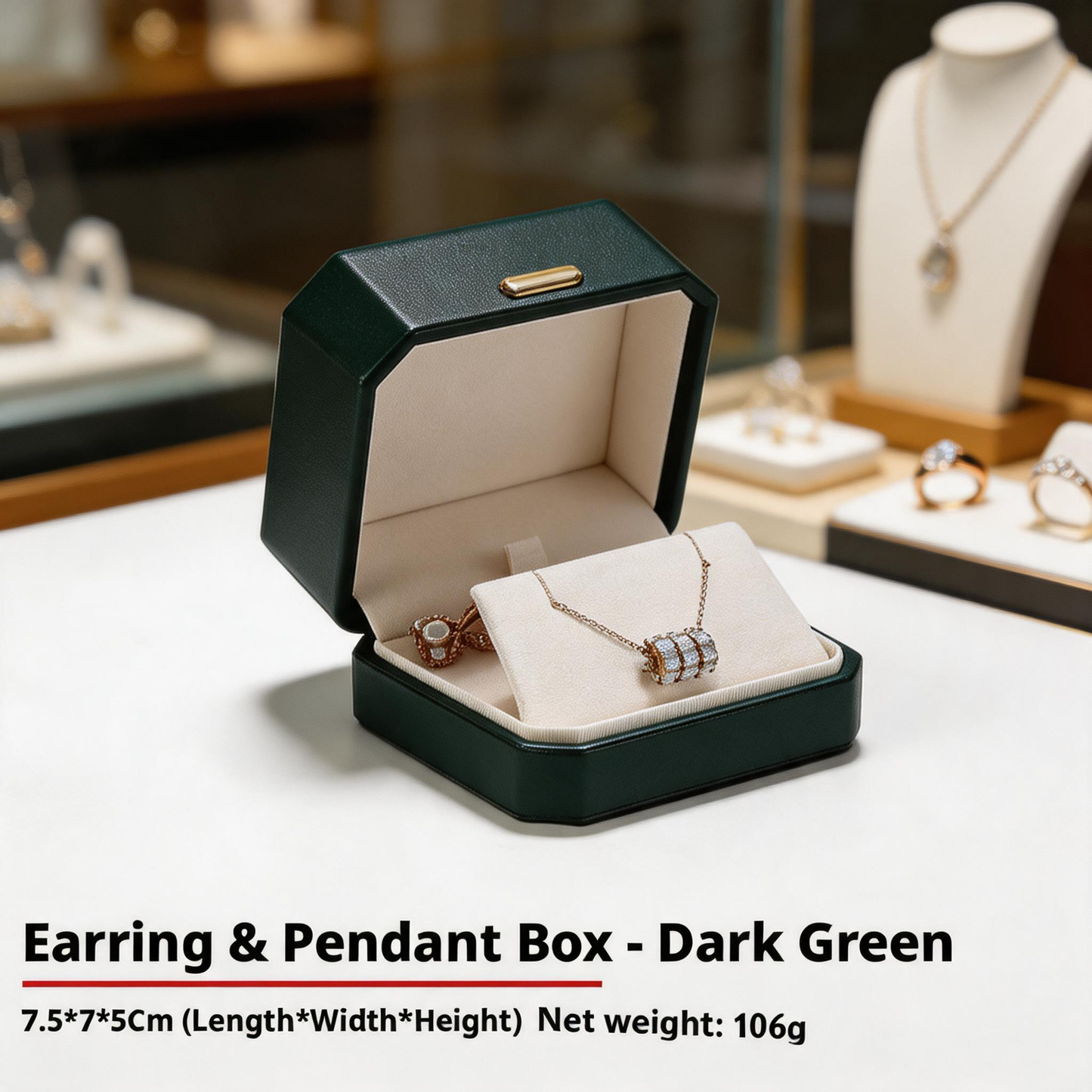 10PCS Jewelry Box for Gifts, Leather Storage Case for Rings Earrings Necklaces pendant bangle