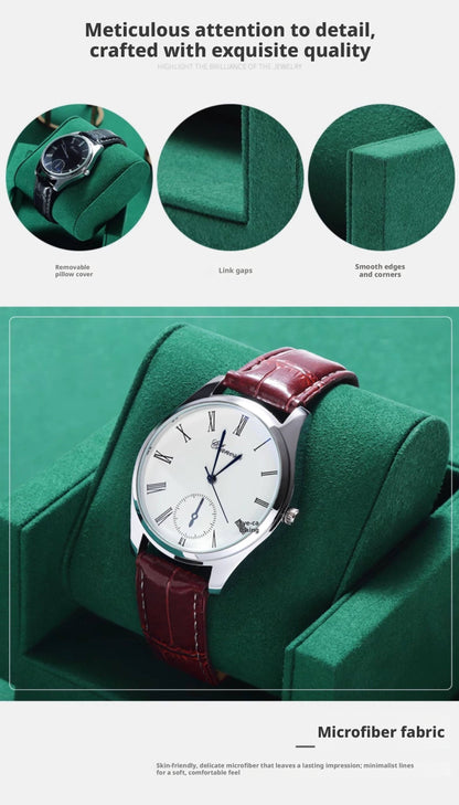 Metal Watch Display Box - 12 Slot Stainless Steel Showcase for Men