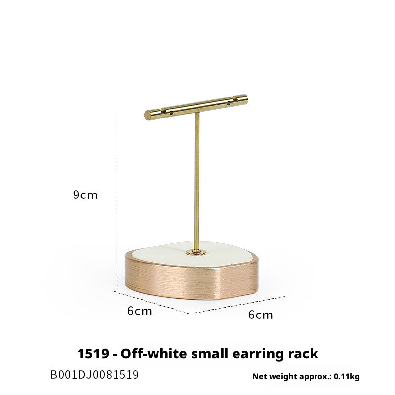 Rose Gold Suede Jewelry Display Stands & Trays for Boutique