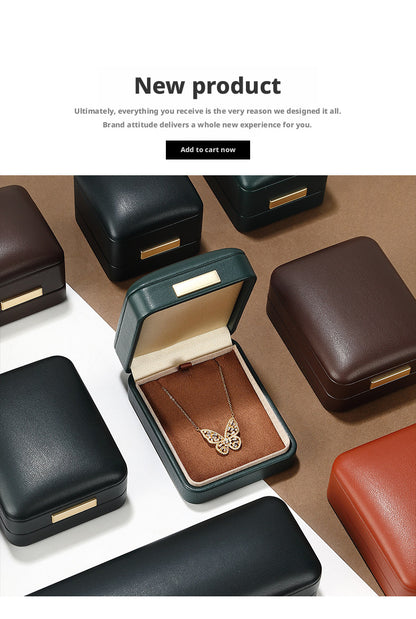 Bulk Jewelry Packaging for Small Business | Faux Leather Exterior