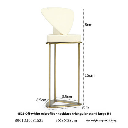 Minimalist Gold Metal Riser - Geometric Display for Shop