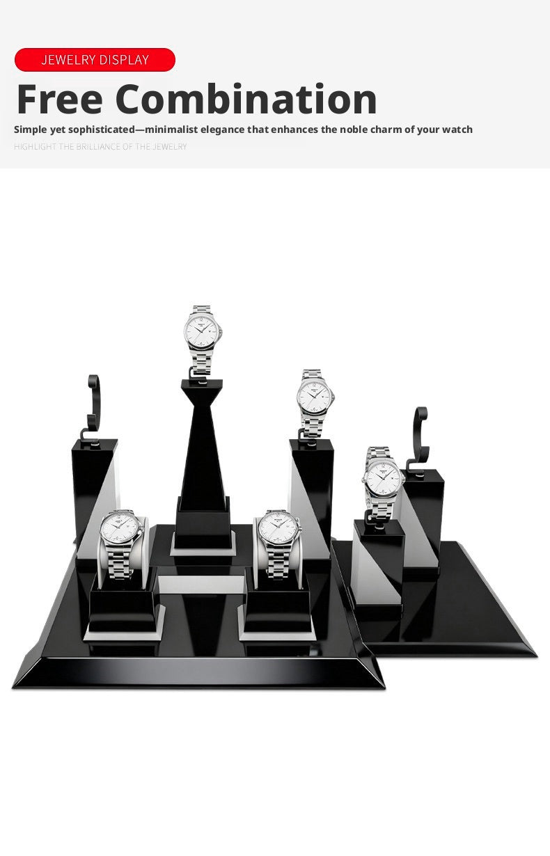 Metal Watch Display Box - 12 Slot Stainless Steel Showcase for Men
