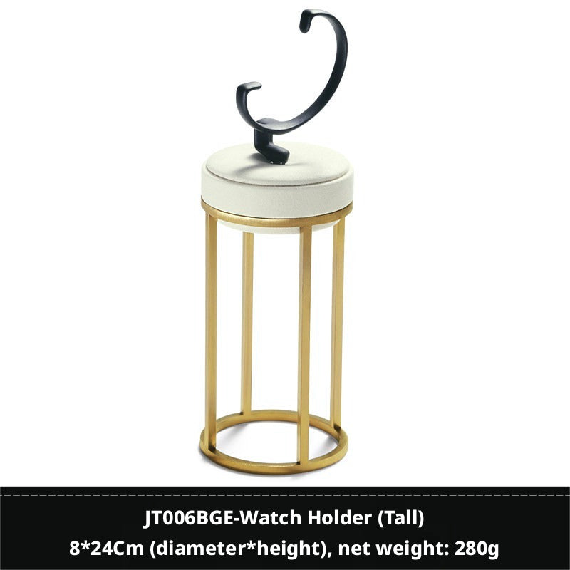 Stainless Steel Watch Display Case - Glass Top Showcase for Retail