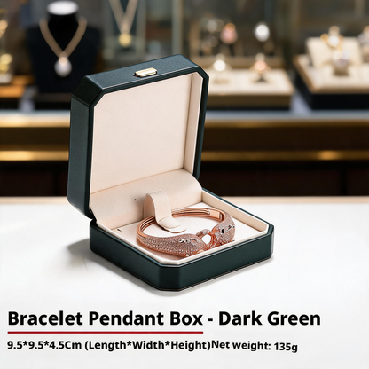 10PCS Jewelry Box for Gifts, Leather Storage Case for Rings Earrings Necklaces pendant bangle