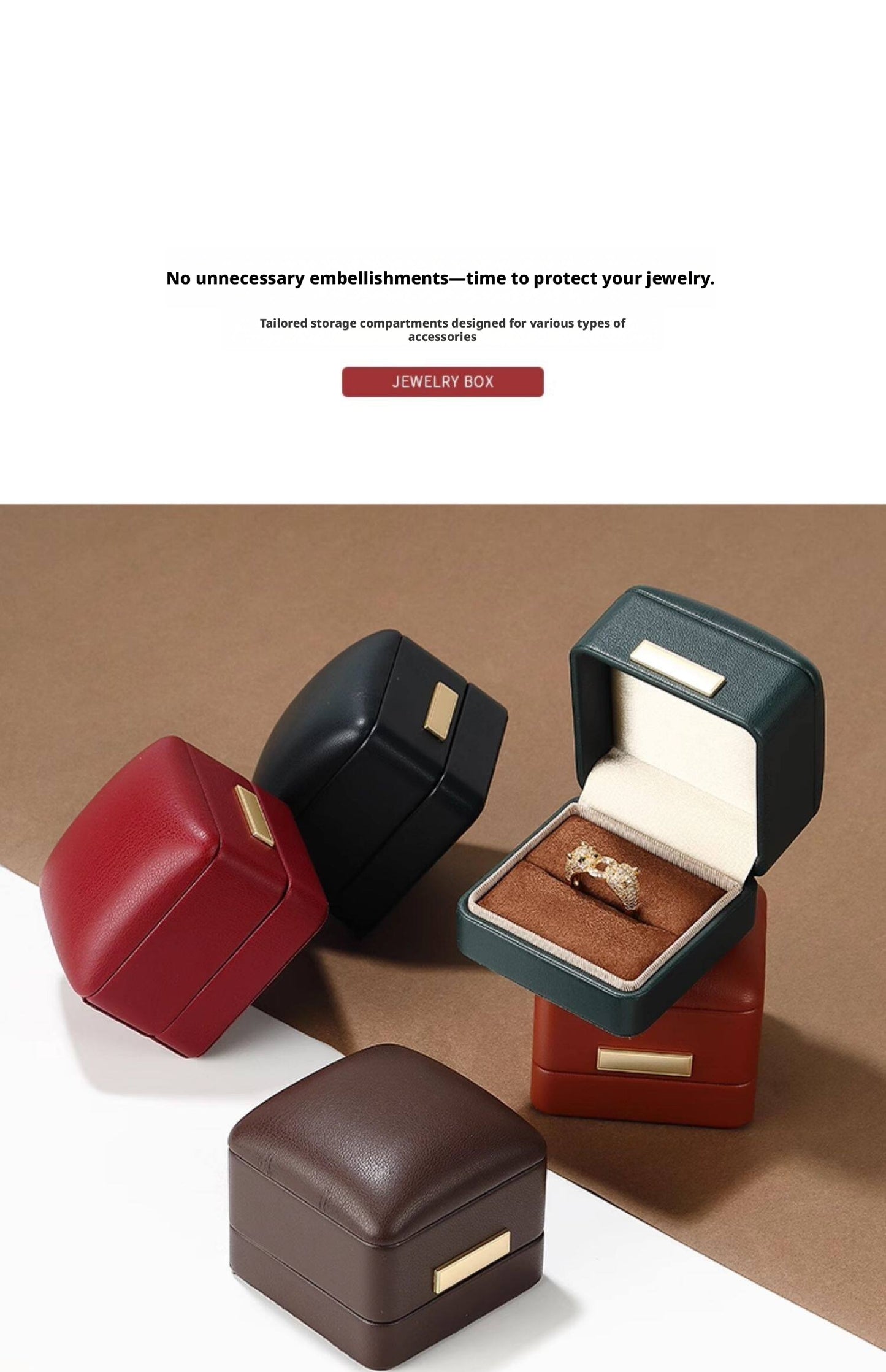 Bulk Jewelry Packaging for Small Business | Faux Leather Exterior