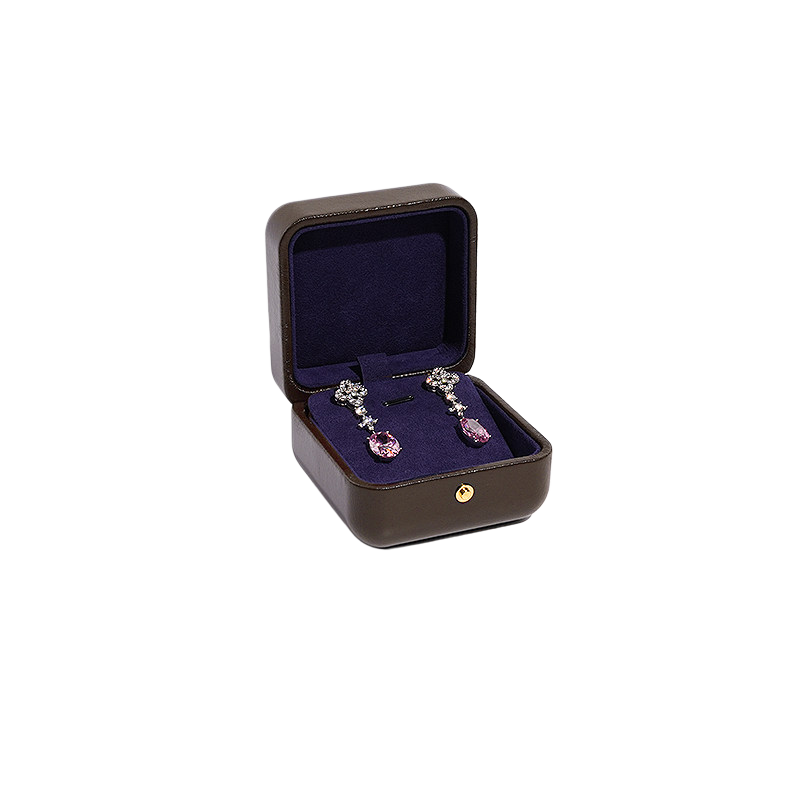 5pcs Luxury PU Leather Jewelry Box, Velvet Lined Gift Case, Elegant Presentation Packaging