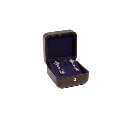 5pcs Luxury PU Leather Jewelry Box, Velvet Lined Gift Case, Elegant Presentation Packaging