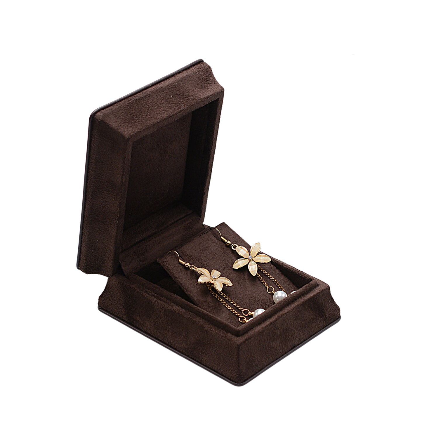 5PCS Velvet Jewelry Box, Suede Gift Packaging Case for Rings Earrings Necklaces