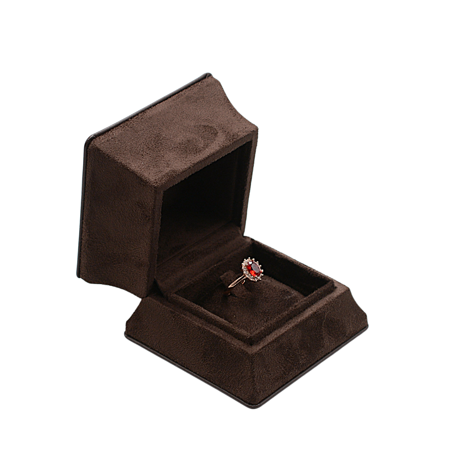 5PCS Velvet Jewelry Box, Suede Gift Packaging Case for Rings Earrings Necklaces
