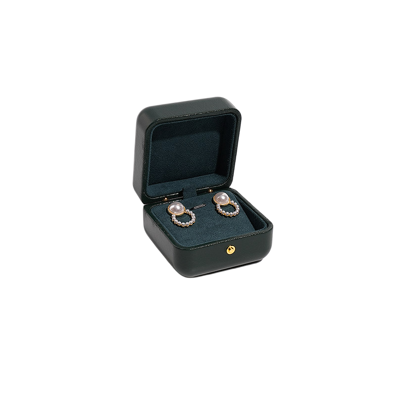5pcs Luxury PU Leather Jewelry Box, Velvet Lined Gift Case, Elegant Presentation Packaging