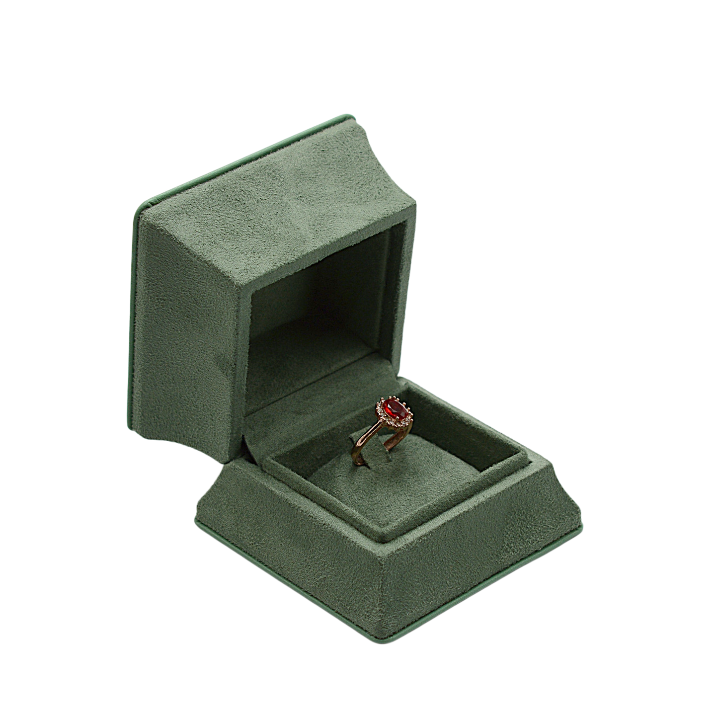 5PCS Velvet Jewelry Box, Suede Gift Packaging Case for Rings Earrings Necklaces