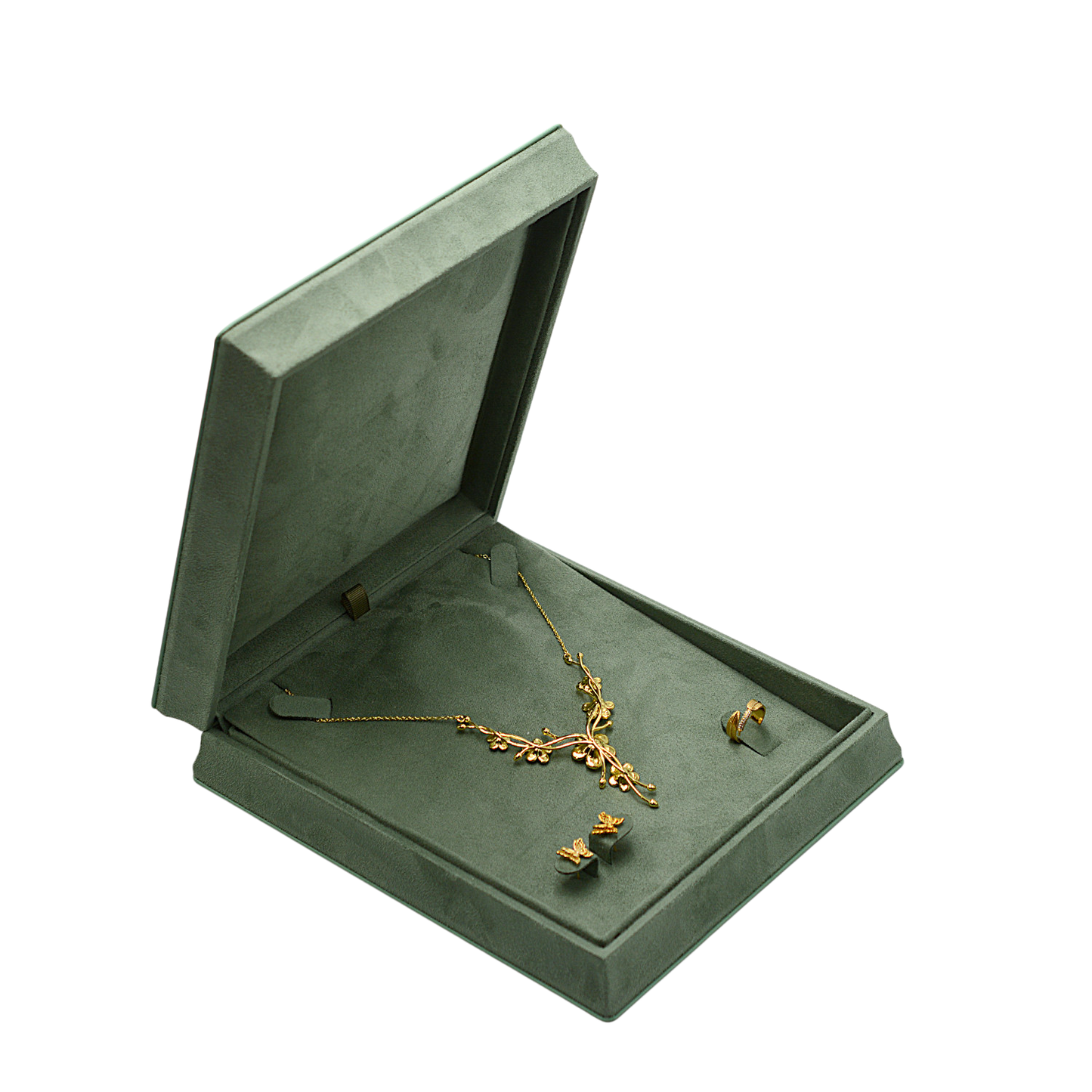 5PCS Velvet Jewelry Box, Suede Gift Packaging Case for Rings Earrings Necklaces
