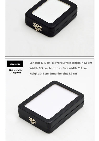 5PCS Gemstone Display Box for Loose Stones, Crystal Storage Case,stone box