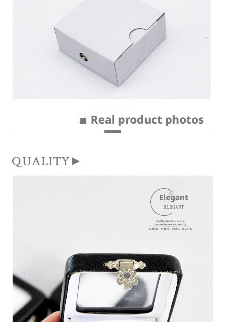 5PCS Gemstone Display Box for Loose Stones, Crystal Storage Case,stone box