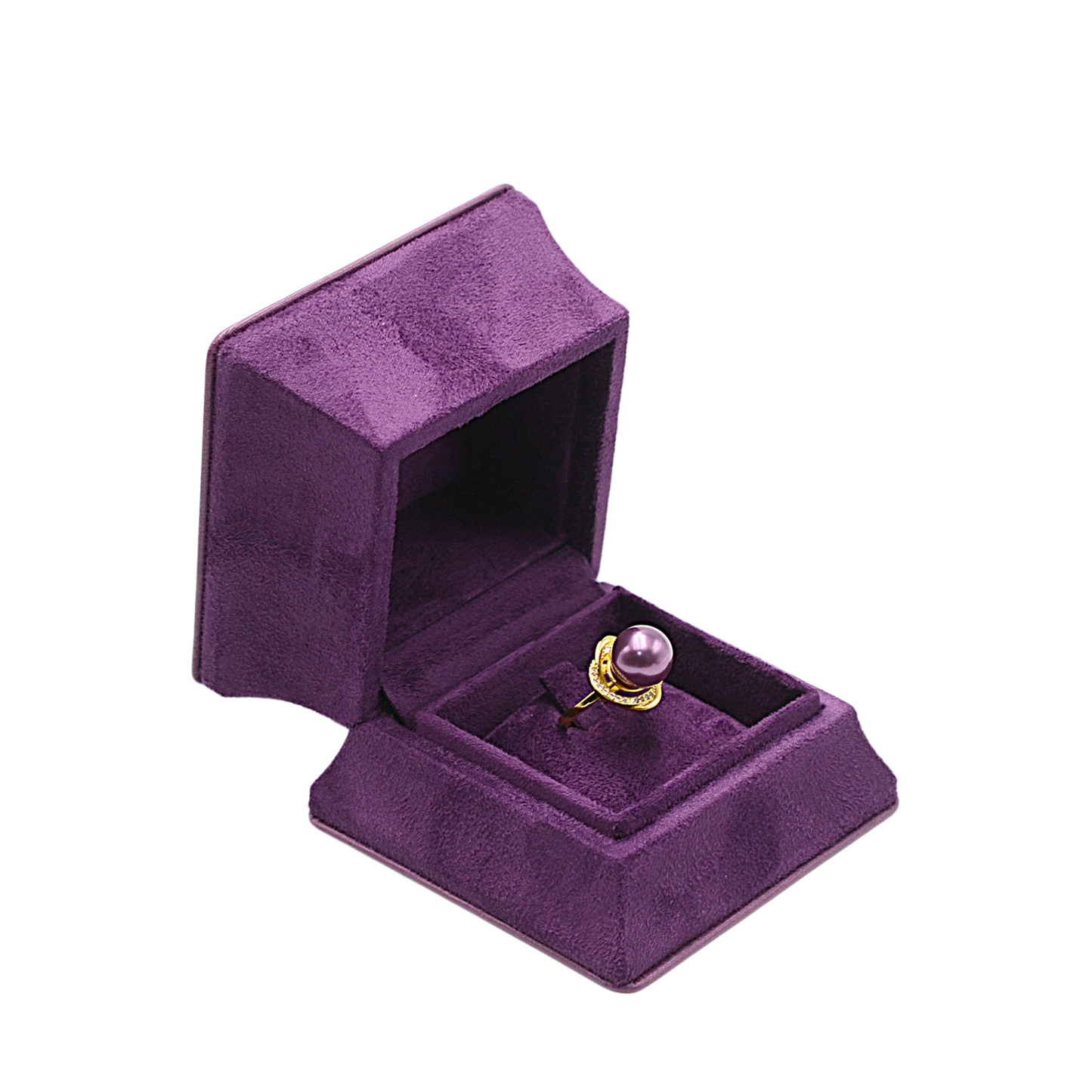5PCS Velvet Jewelry Box, Suede Gift Packaging Case for Rings Earrings Necklaces