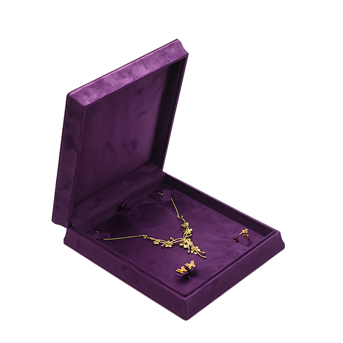 5PCS Velvet Jewelry Box, Suede Gift Packaging Case for Rings Earrings Necklaces