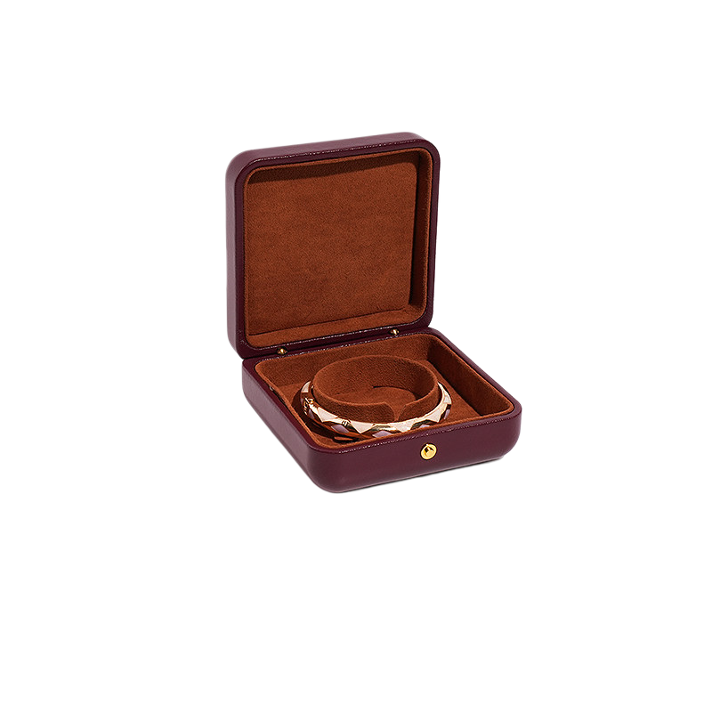 5pcs Luxury PU Leather Jewelry Box, Velvet Lined Gift Case, Elegant Presentation Packaging