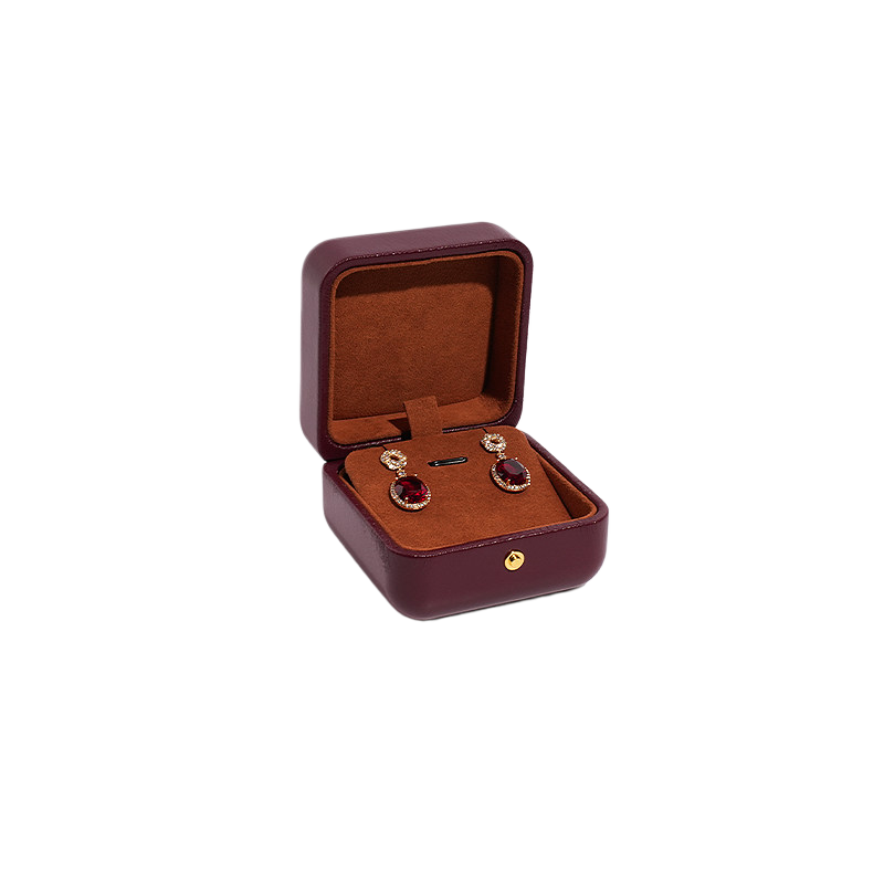 5pcs Luxury PU Leather Jewelry Box, Velvet Lined Gift Case, Elegant Presentation Packaging