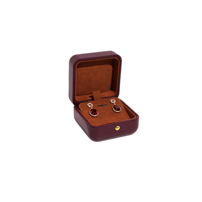 5pcs Luxury PU Leather Jewelry Box, Velvet Lined Gift Case, Elegant Presentation Packaging