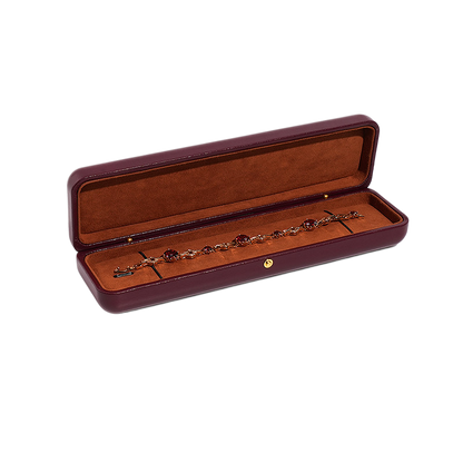 5pcs Luxury PU Leather Jewelry Box, Velvet Lined Gift Case, Elegant Presentation Packaging