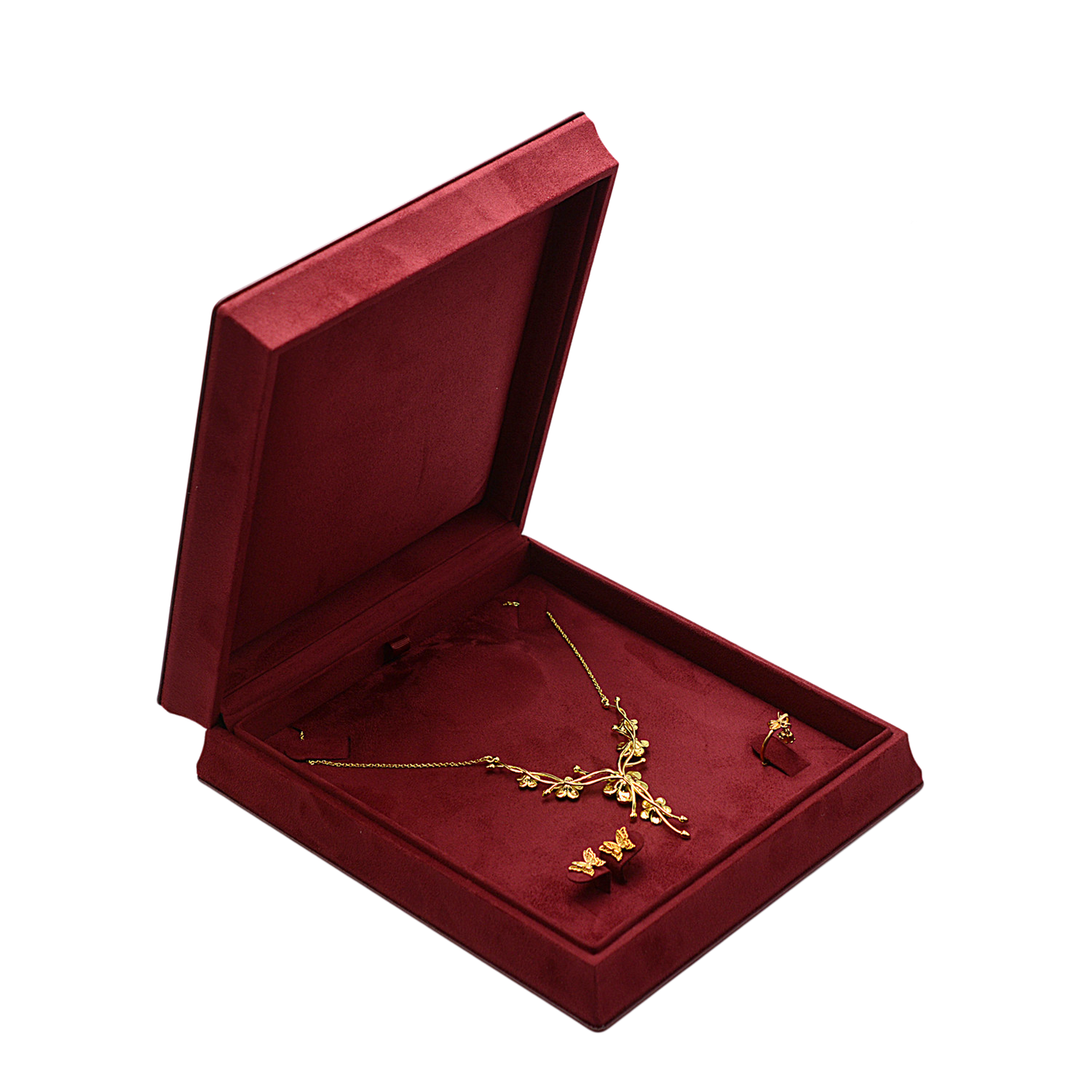 5PCS Velvet Jewelry Box, Suede Gift Packaging Case for Rings Earrings Necklaces