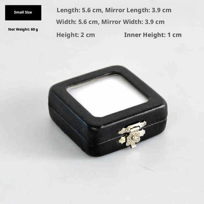 5PCS Gemstone Display Box for Loose Stones, Crystal Storage Case,stone box