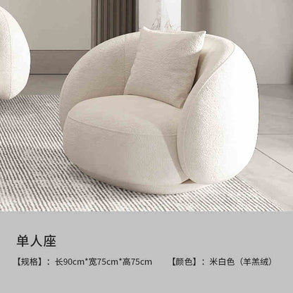 Nordic fabric sofa creative small apartment simple