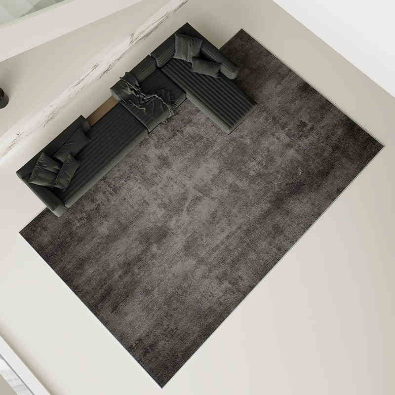 Grey carpet living room light luxury high-end high-end washable rub home sofa floor mat