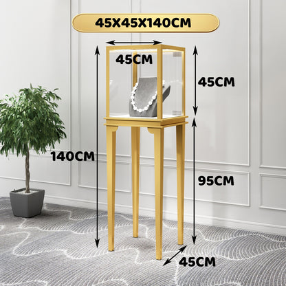 Jewelry display case,Glass jewelry cabinet,Retail jewelry showcase,Countertop jewelry display,Lockable jewelry case,LED jewelry cabinet