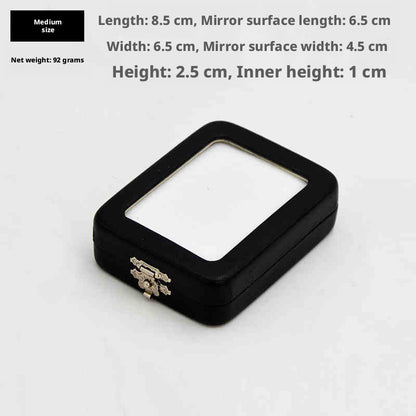 5PCS Gemstone Display Box for Loose Stones, Crystal Storage Case,stone box