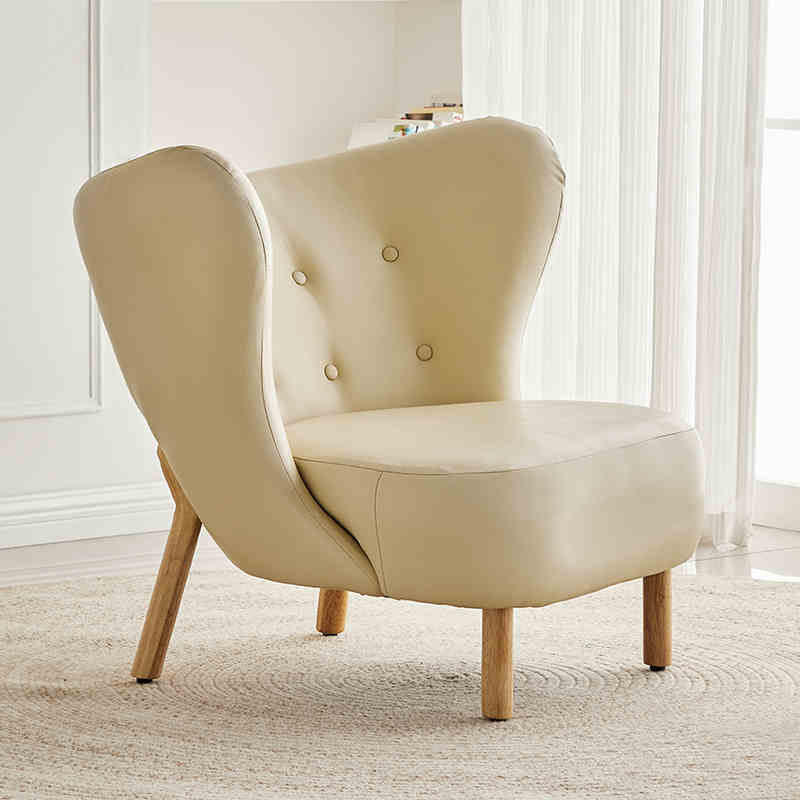 Lazy sofa chair Lamb velvet white ins wind net red balcony leisure long hair chair Nordic bedroom single chair