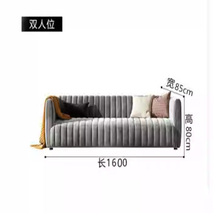 American light luxury designer style living room villa will be modern simple fabric sofa