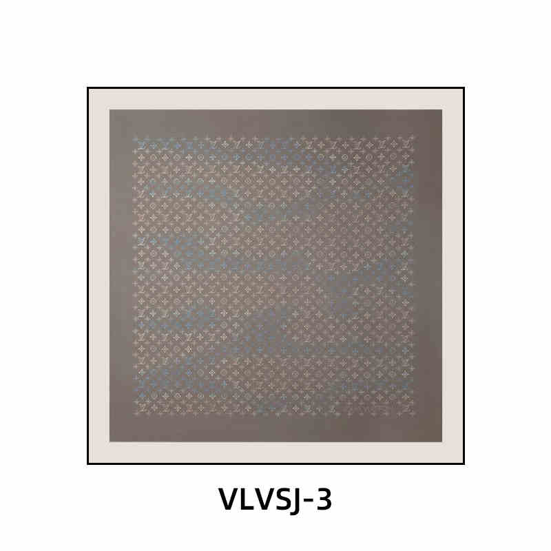 Silk scarf decoration painting modern light luxury high-end L painting V new clothing store cloakroom bedroom bedside hanging painting living room