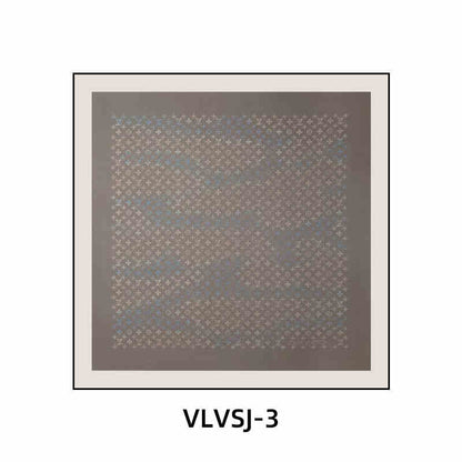 Silk scarf decoration painting modern light luxury high-end L painting V new clothing store cloakroom bedroom bedside hanging painting living room