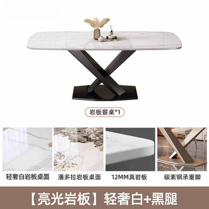 The Italian rock table is modern and simple