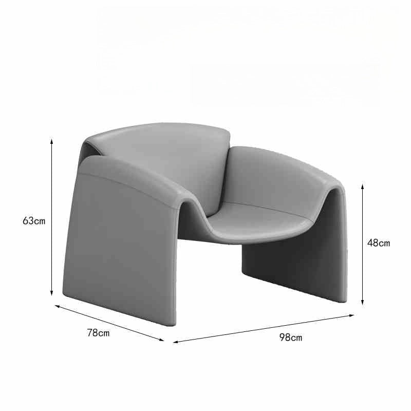 Net red creative light luxury leisure chair designer lazy living room balcony crab chair modern simple single sofa chair