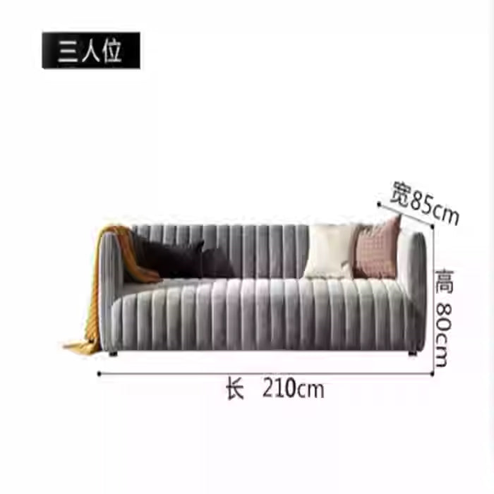 American light luxury designer style living room villa will be modern simple fabric sofa