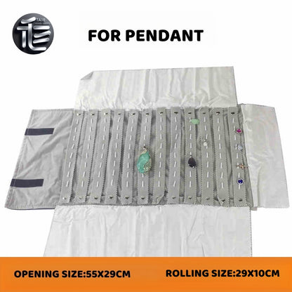 Jewelry roll,Jewelry travel case,Velvet jewelry roll,Leather jewelry organizer,Jewelry pouch,Compact jewelry roll