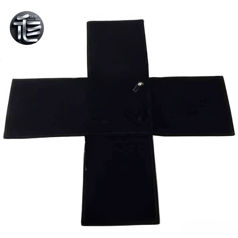 Jewelry travel case,Jewelry roll,Velvet jewelry roll,Necklace holder for suitcase