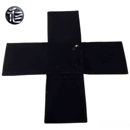 Jewelry travel case,Jewelry roll,Velvet jewelry roll,Necklace holder for suitcase