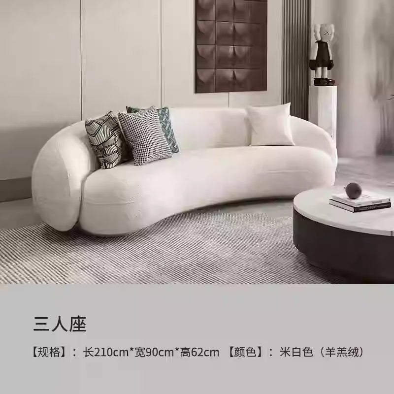 Nordic fabric sofa creative small apartment simple