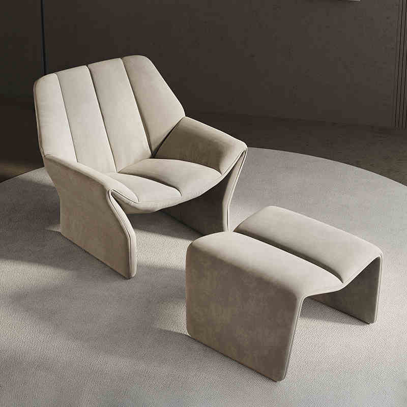 Light luxury single sofa chair Nordic living room balcony leisure designer to discuss modern simple network red recliner