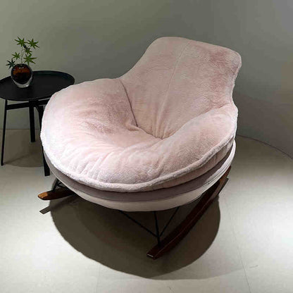 Nordic light luxury single sofa network red rocking chair home recliner lounger lounger Rocking chair sofa chair