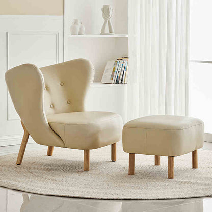 Lazy sofa chair Lamb velvet white ins wind net red balcony leisure long hair chair Nordic bedroom single chair