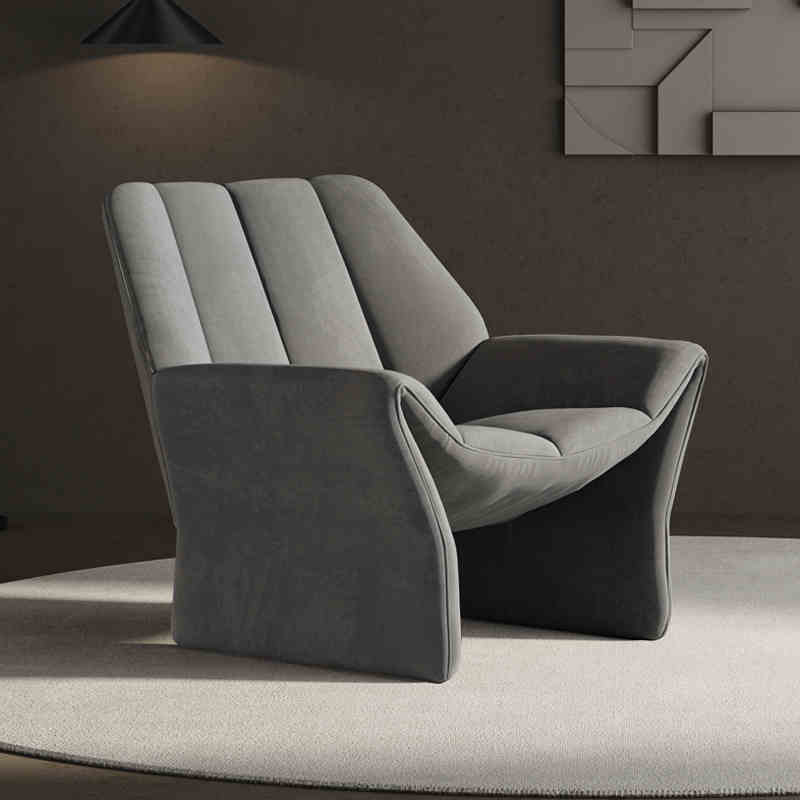 Light luxury single sofa chair Nordic living room balcony leisure designer to discuss modern simple network red recliner