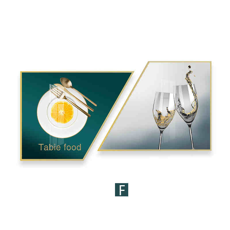 Dining room decoration painting gingko leaf golden dining room hanging painting double auspicious sofa after the living room fashion trend mural