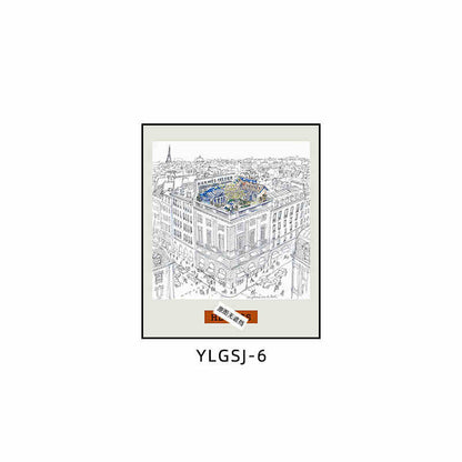 Love code silk scarf hanging painting light luxury high-end living room porch decorative painting European restaurant sofa background wall floor painting