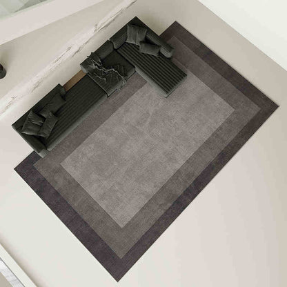 Grey carpet living room light luxury high-end high-end washable rub home sofa floor mat