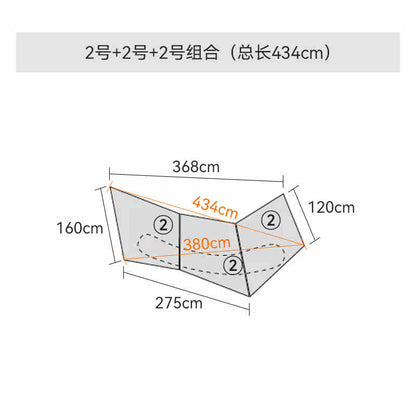 Abnormity module rock sofa Villa abnormity personality combination designer large flat fabric sofa