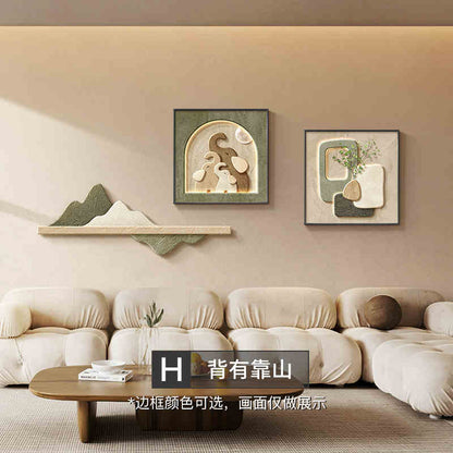 The new style has the backing of the living room decorative painting high-grade wall painting modern simple high-grade sense of sofa background wall hanging painting